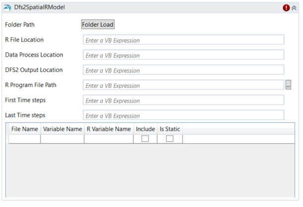 The Workflow Designer - Dfs2SpatialRModel