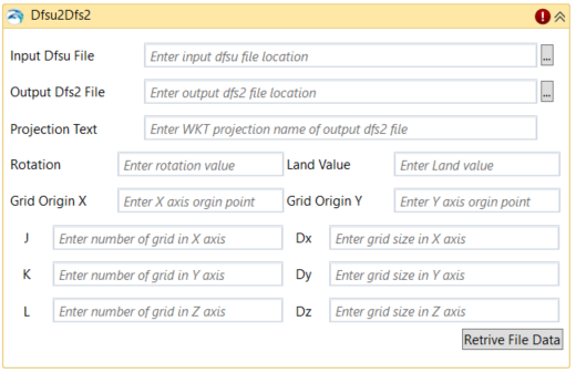 The Workflow Designer - Dfsu2Dfs2